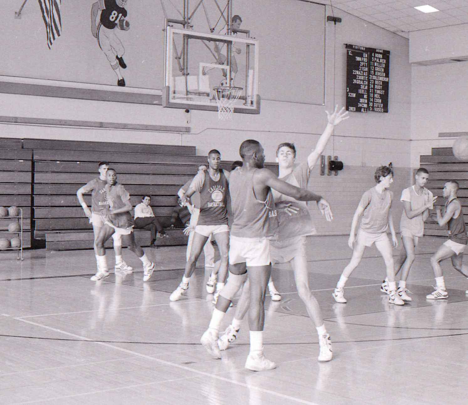 1988 Carlisle Basketball practice